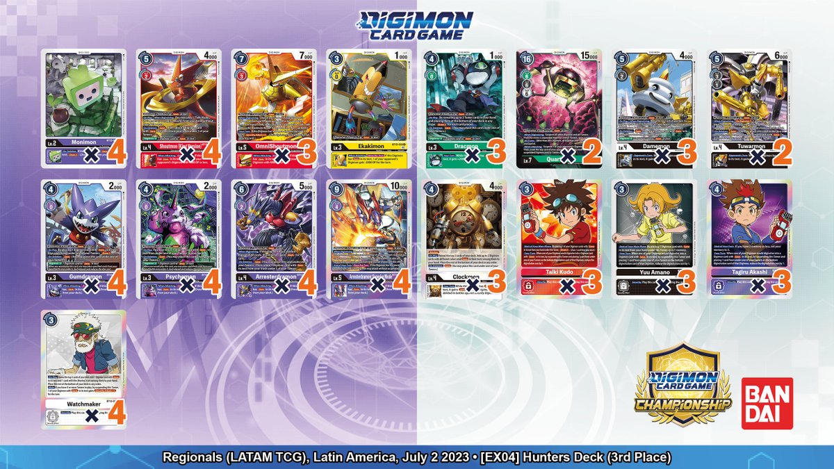 Official Digimon Card Game English Version on X: [DIGIMON CON 2023] Hello Digimon  Tamers! Digimon Con is just 12 hours away!  Saturday  February 11 2023 5pm PST/8pm EST Streaming live on