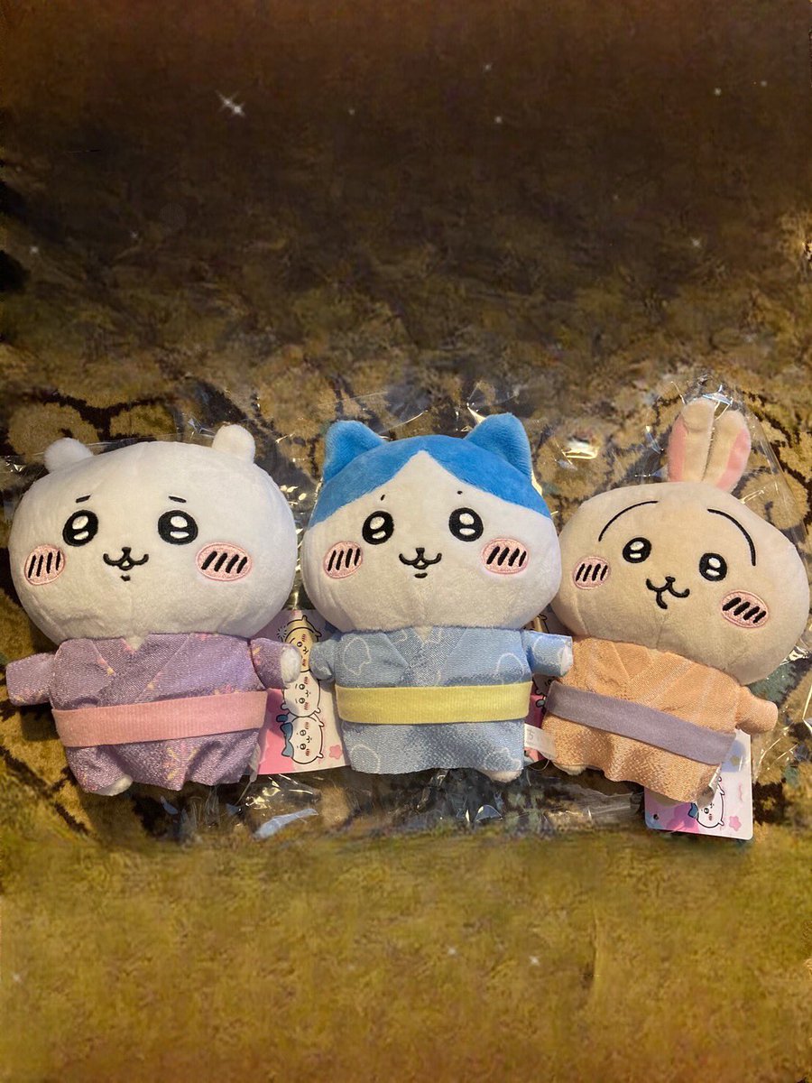 久々のちい活！
アクスタは被り無しでした✋
浴衣も３人揃えたら可愛さマシマシです🎵