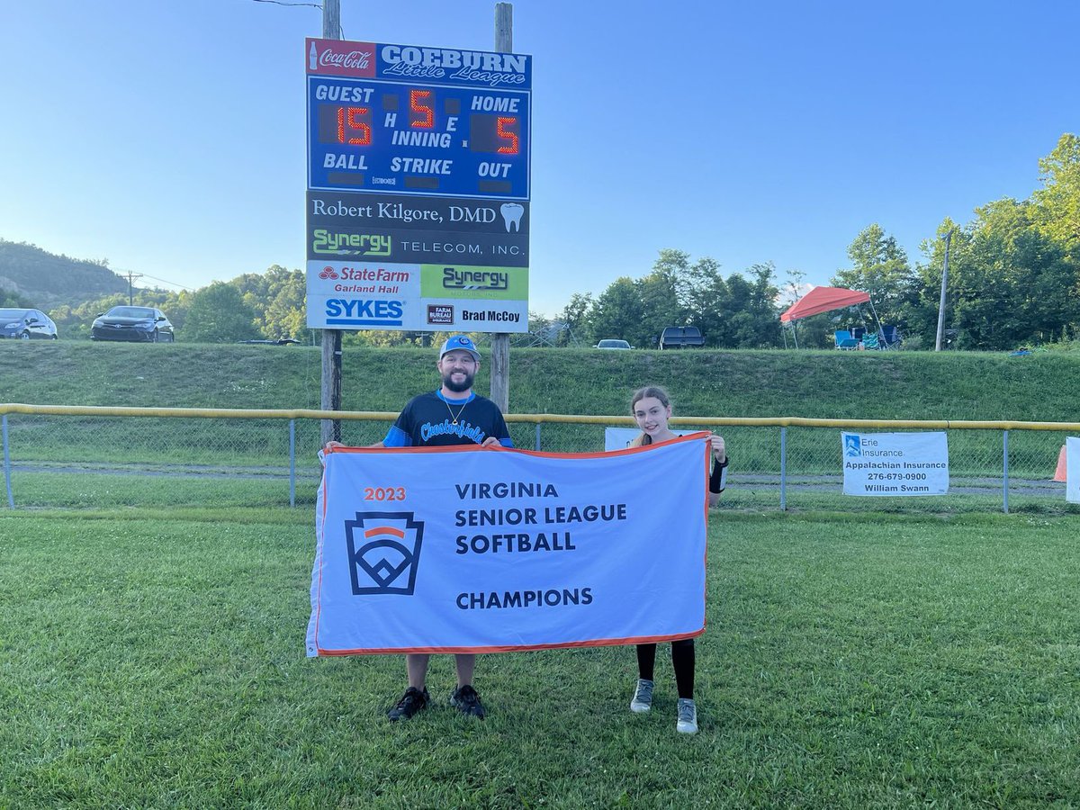 Matt_Trinite11's tweet photo. Virginia state champs!!!! #Vasoftball #softball #D5 #REALDEALCHESTERFIELD https://t.co/uNqLHSx9a4