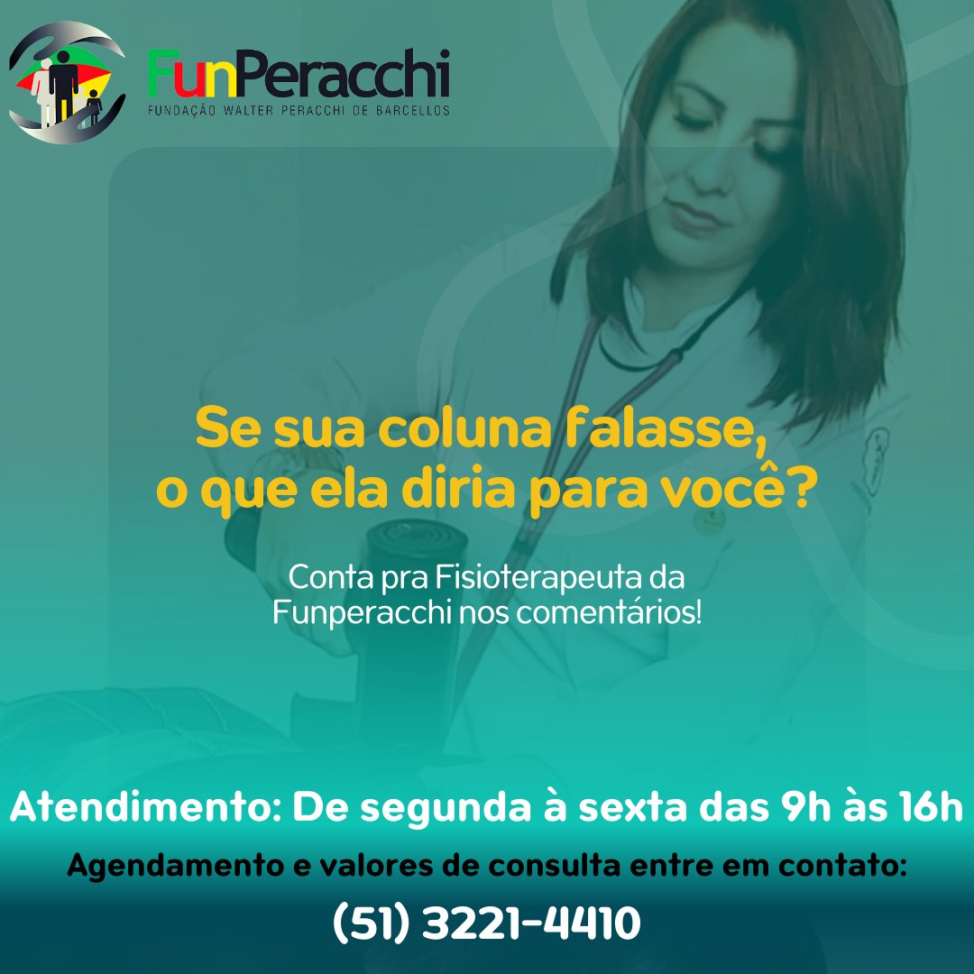 funperacchi's tweet photo. Certamente algumas colunas pediriam socorro!😅

Você sabe o quanto diariamente pesa a responsabilidade da profissão e todos os equipamentos de utiliza. Cuidar da sua saúde física, também passa pela fisioterapia. Agende!

#Funperacchi #FisioterapiaFunperacchi  #SegurançaPublica https://t.co/xDns8o4FXt