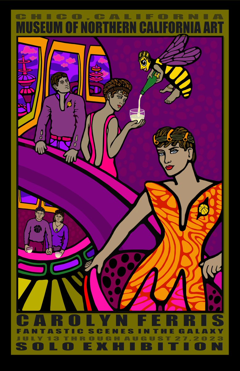 Opening reception is Friday, July 14 6-8pm. <a href="/TRPSorg/">Rock Poster Society</a> <a href="/Moonalice/">Roger McNamee</a> <a href="/MoonalicePoster/">Moonalice Posters</a> Will also have my  posters on display...