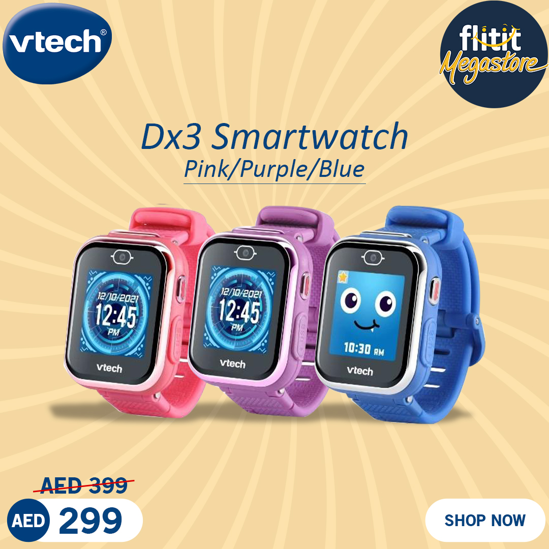flitit2's tweet photo. ⌚️ Keep your little ones entertained and connected with the Vtech Dx3 Smartwatch. Designed specifically for kids, this high-tech wearable is packed with exciting features to make playtime more fun and interactive than ever! https://t.co/xQWQi4Yonu