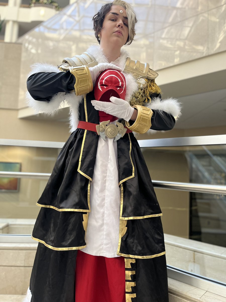 zerowols's tweet photo. alright, i'm selling my emet-selch cosplay. 

fits US M/L, $275

comes with a significant amount of armor, lining, and detail upgrades. also comes with wig (not pictured), earring, and gloves. worn a few times. 

shipping included. will arrive in time for ota/fanfest. https://t.co/IPiA5MbRMt