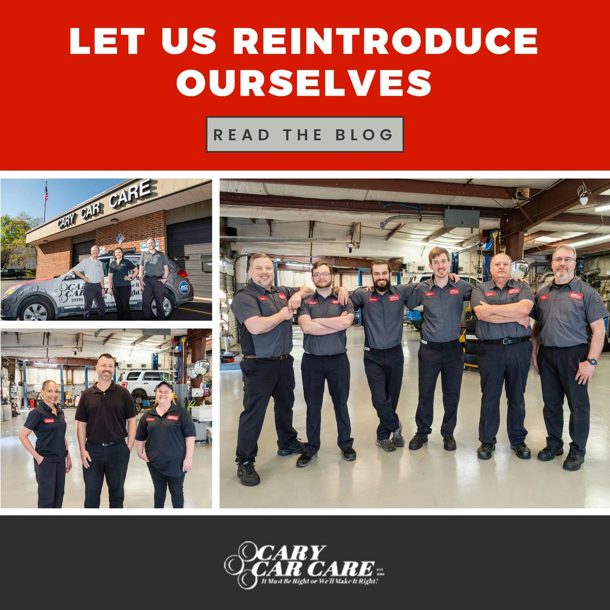 At Cary Car Care, we've had quite a few changes over the last few years, but there are some things that have stayed the same. We’re still here and still serving the Cary area for all your automotive needs! Learn all about us by checking out our blog: carycarcare.com/let-us-reintro….