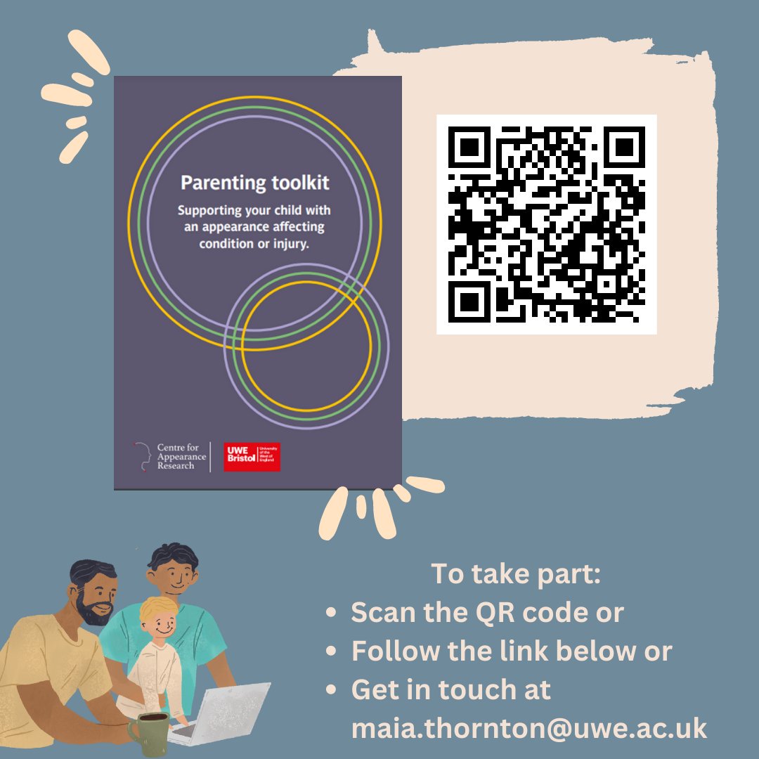 Researchers from the Centre for Appearance Research are seeking parents and carers of children with alopecia to help to evaluate a new parenting toolkit resource. 
Further info here: alopecia.org.uk/parent-toolkit…