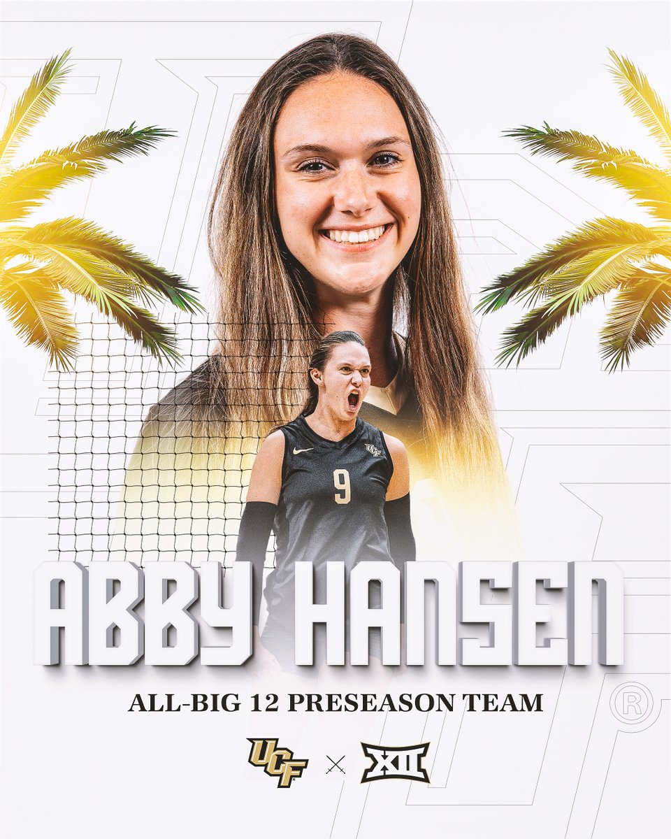 UCF_Volleyball's tweet photo. Abby 🤝All-Big 12 Preseason Team 

#ChargeOn https://t.co/iaTOBPfByW