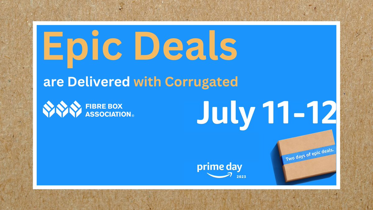 Who Doesn't love a deal?

You can be an epic deal for our planet by remembering to recycle all of the boxes your epic #PrimeDay deals arrive in.

#ChooseToReuse