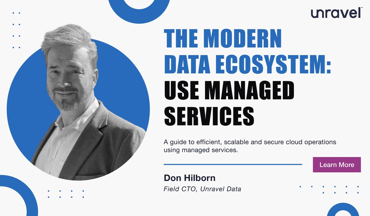 unraveldata's tweet image. Unravel&apos;s Don Hilborn provides expert insights on how leveraging managed services in the #cloud will help reduce operational burden, increase efficiency and improve scalability.

Learn more - unraveldata.net/3qnddJh  

#DataObservability #DataFinOps #Automation #unraveldata