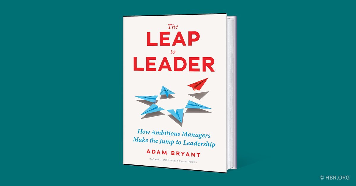 In his new book, @AdamBBryant draws on the collective wisdom of the one hundred mentors at his firm — all former CEOs or global business leaders — who know what it takes to make the leap to leader. Are you ready to make the biggest jump of your career? bit.ly/46G95Vk