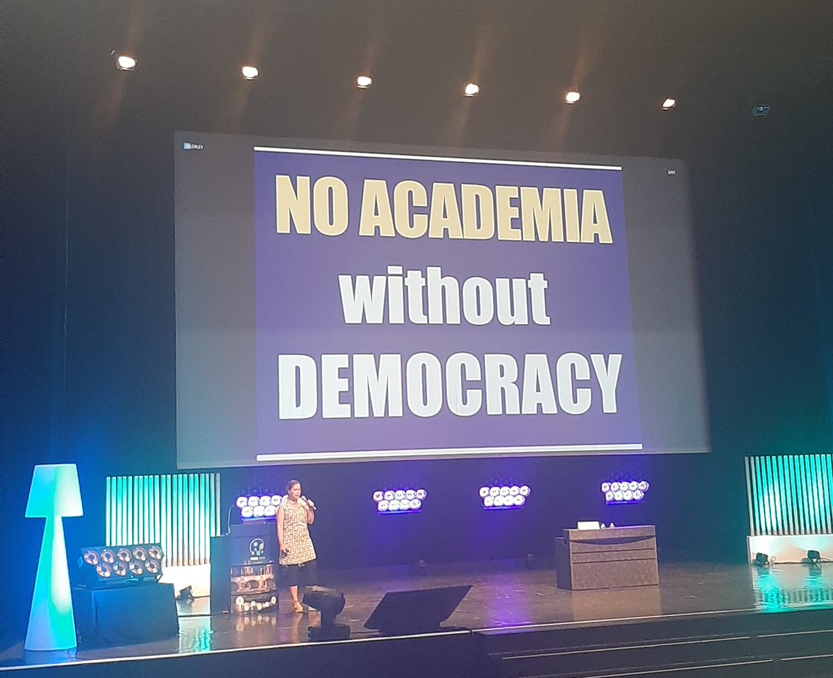 aleflow3r's tweet photo. Powerful message and inspiring science from Maya Schuldiner at #FEBS2023 https://t.co/It8ewJbr5Y
