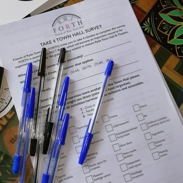 Data matters, you matter. Have your say about Ryde Town Hall &amp; Theatre. PLEASE take this SURVEY today
survey.sogolytics.com/r/dg9JSN
<a href="/VeteransHubIOW/">The IOW Veterans Hub. The Veteran Hotel - Bar.</a> <a href="/DannyW_FFF/">Danny Worboyes</a> <a href="/IOW_Boxing/">Isle of Wight Boxing</a> @BeachyBooks @juliejonesevans <a href="/HIWFRSRYDE/">Ryde Fire, Red watch IWFRS</a> <a href="/NigelHartleyCEO/">Nigel Hartley MBE FRSA</a> <a href="/DCattellIOWNHS/">Darren Cattell</a> @RichardQuigle18 @HIWCF <a href="/BBC_Hampshire/">BBC Hampshire & IoW</a>