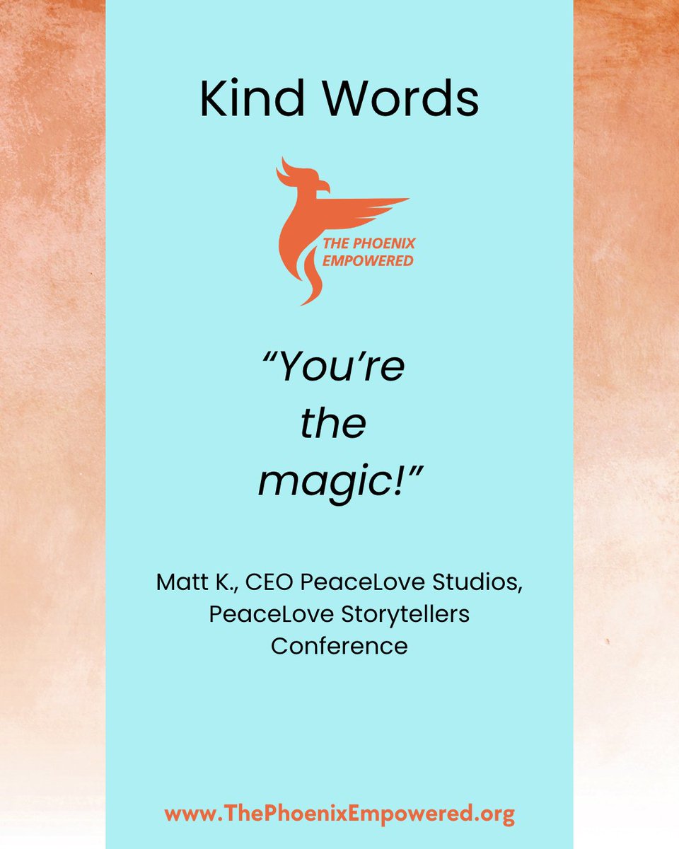 TPEmpowered's tweet image. It always makes us smile when we hear kind words about the work we do.
Thank you to everyone who continues to support our mission!

#thephoenixempowered #empoweredspaces #kindwords #testimonials #mentalhealthmatters