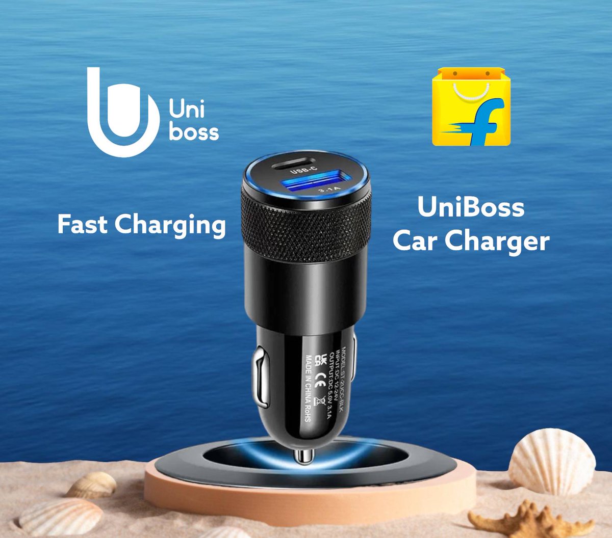 UniBoss Fast Charging Car charger for gadgets. 
@#UniBoss 
#CarCharger #ChargingOnTheGo #PowerUpYourRide #FastCharging #ChargerSale #TechGadgets #CarAccessories #PortablePower #MustHaveTech #CarChargerDeals #PowerfulCharging #ChargeAnywhere #StayConnected #HighSpeedCharging