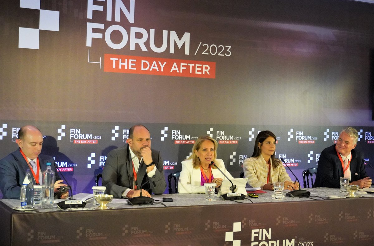 HDB_GR's tweet image. Η CEO της HDB, Αθηνά Χατζηπέτρου συμμετείχε στο #FinForum2023 και επεσήμανε τον σημαντικό ρόλο της νέας πλατφόρμας KYC by HDB!
👉Σε 3,5 μήνες λειτουργίας υπάρχουν αιτήσεις για 2,5 δις ευρώ
👉 90% των επιχειρήσεων έχουν κύκλο εργασιών έως 10 εκ. ευρώ
#HDB #HelpDoingBusiness