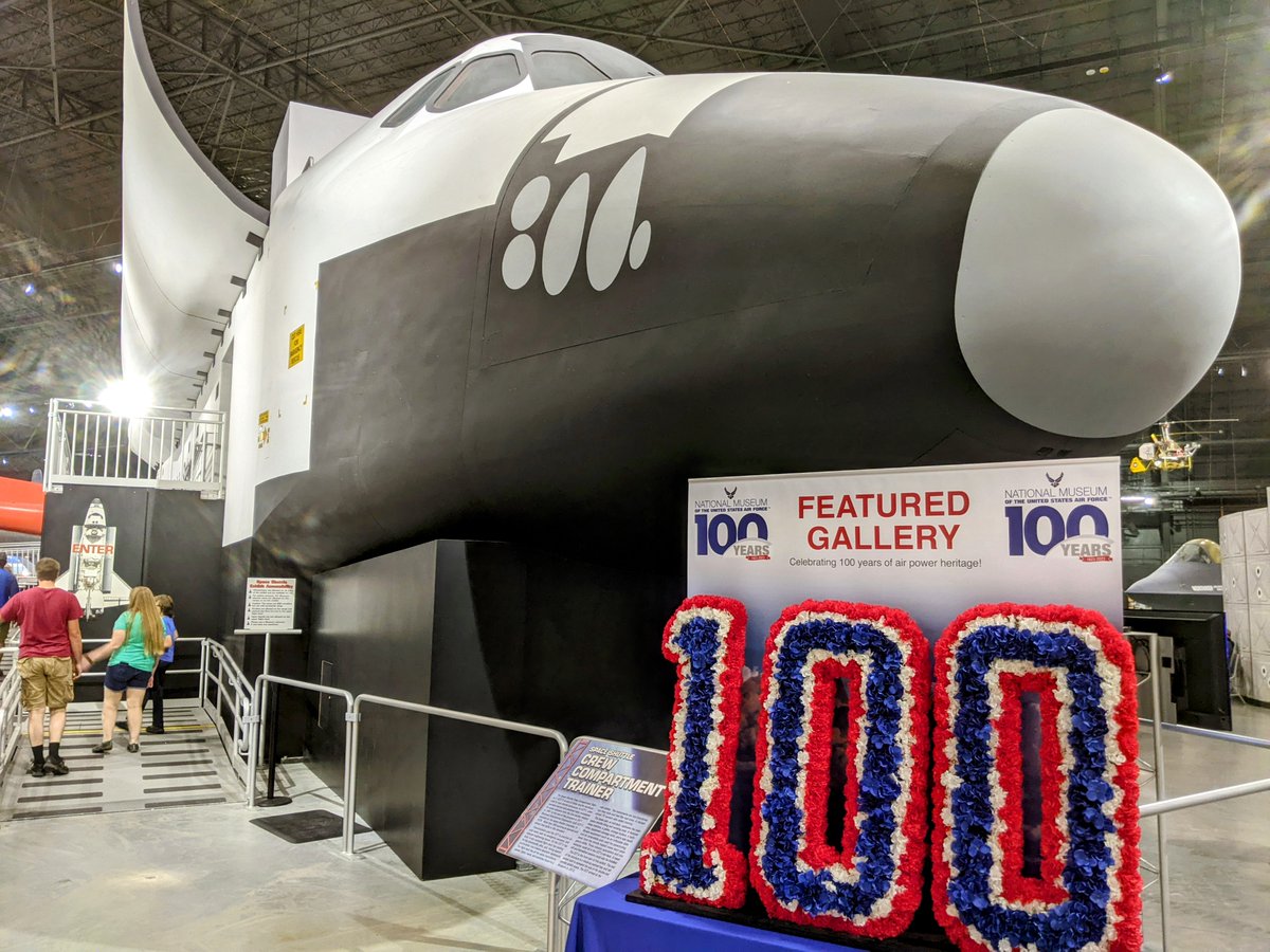 AFmuseum's tweet image. Gallery Feature: Space Gallery
The Allan &amp;amp; Malcolm Lockheed &amp;amp; Glenn Martin Space Gallery showcases the Space Shuttle Exhibit featuring NASA’s first Crew Compartment Trainer, a high-fidelity representation of a space shuttle crew station. #afmuseum100 #spacegeek