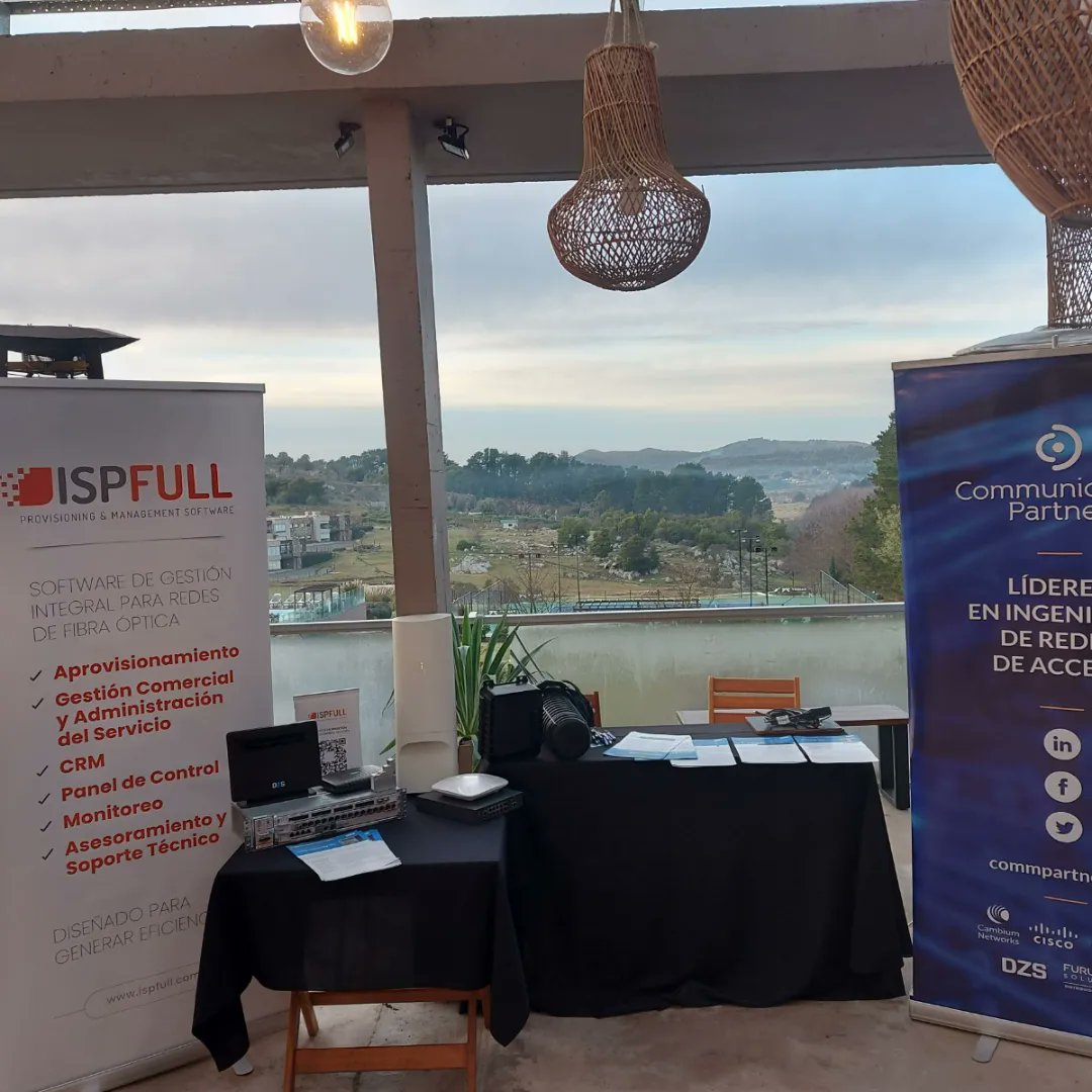 CommPartnerSRL's tweet photo. Fuimos parte de la 1º Jornada Técnica de Redes FTTH en Tandil.
Agradecemos a los organizadores por la invitación #Industrias KC y #CAPPI (Cámara de Pequeños Proveedores de Internet) #CommunicationPartner contó con un stand para mostrar nuevas tendencias, interactuar y compartir. https://t.co/ECgA1O3SCJ