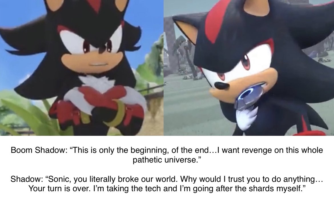 How Shadow the Hedgehog should have ended (MEME)