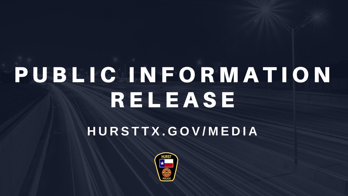 On Monday, July 10, 2023, at approximately 9:18 p.m., Hurst Police and Fire units were dispatched to the 1400 block of West Hurst Blvd for a report that a female had been shot. Upon arrival, officers found a 37-year-old female with a gunshot wound to the head. (1/4)