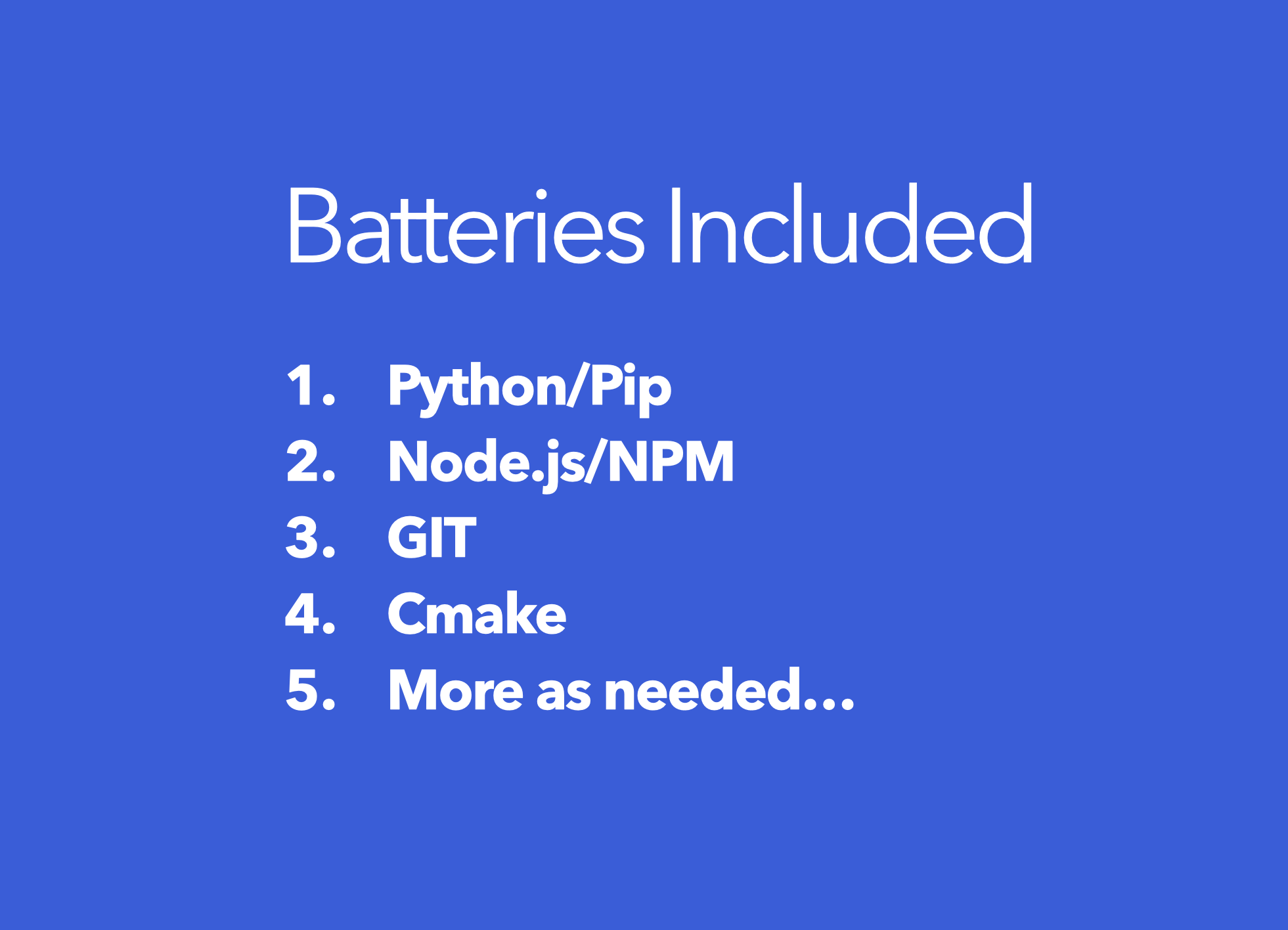 cocktail peanut on Twitter "[3] "Batteries Included" One of the annoying barriers when setting