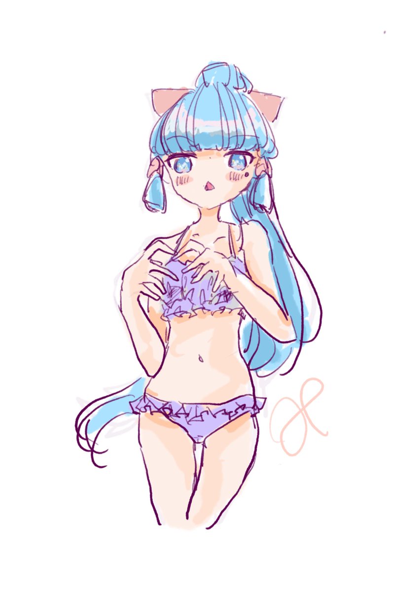 神里绫华 「Rkgk 」|みりかれっとさん/み(椿印の’み‘)のイラスト