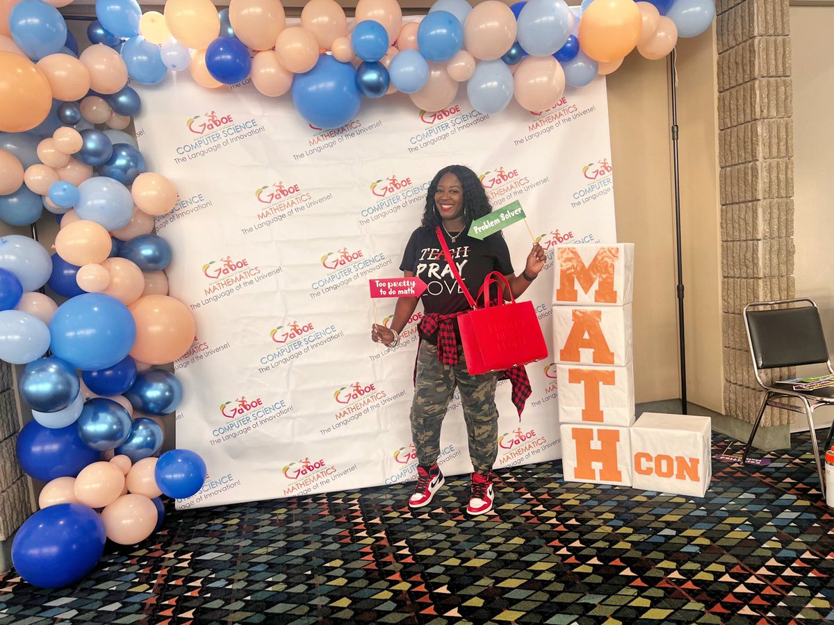 DecaturEducator's tweet image. Super excited to be at the #GaDOEMathCON today!♥️➕✖️➗➖ #LifelongLearner #TeachPrayLove @GaDOEMath
