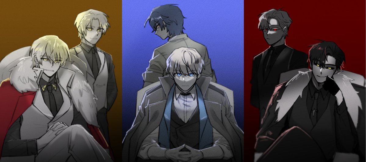 크하학 양옆에 몇달전 그림이지만 어쨋든 완성했다