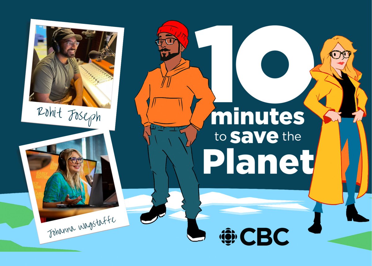 A little time can make a big difference. NEW! 10 Minutes to Save the Planet — a bite-size guide to climate change action, rooted in behavioural therapy. Because our brains aren’t wired to save the world🙃 With Ro & Jo! Rohit Joseph & Johanna Wagstaffe link.chtbl.com/10mtstptw