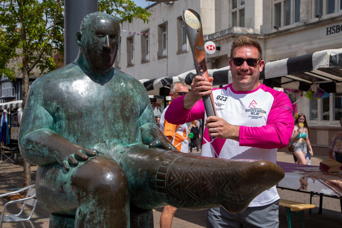 1️⃣ year on from a very special day in #Loughborough as we welcomed the Queen's Baton Relay to the town as it made its journey to Birmingham for the Commonwealth Games.