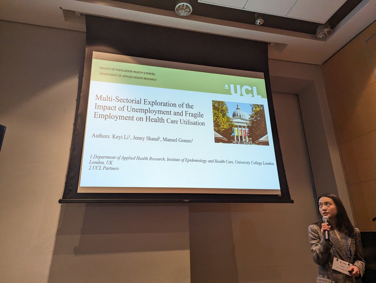 Impact of fragile employment on healthcare utilisation by Keyi Li! #IHEA2023Congress