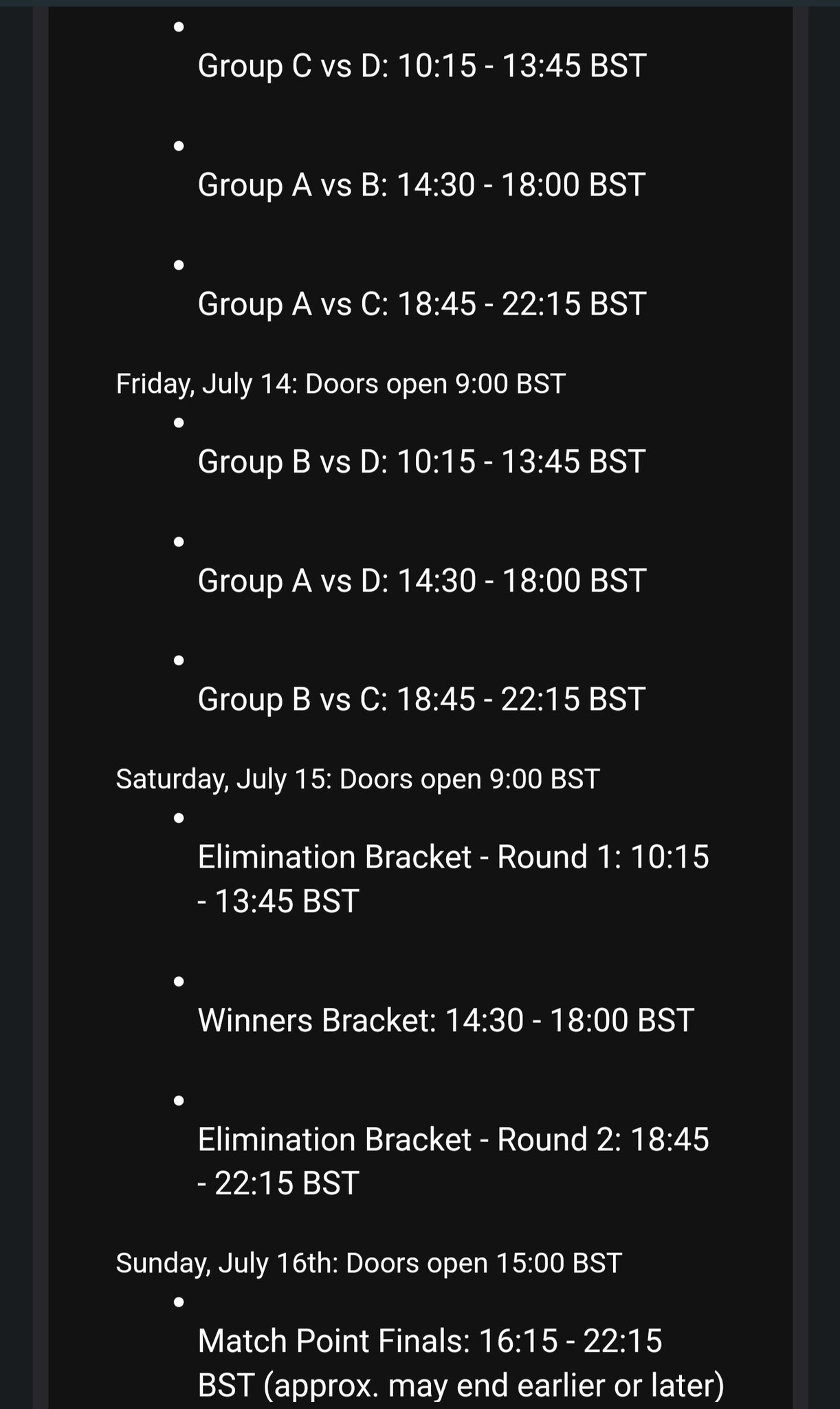 DevDestini 🔜 ALGS 2023 🇬🇧 on Twitter "ALGS timings got to be there