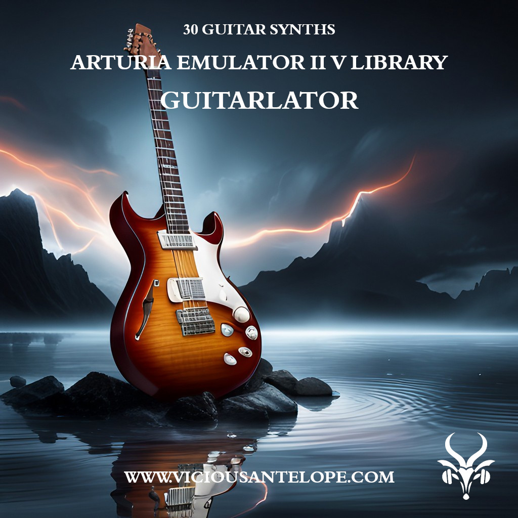 ViciousAntelope's tweet image. 30 gutiar synths for @ArturiaOfficial Emulator II V
viciousantelope.com/product-page/g…

#arturia #emulatoriiv #analoglabv #guitarsynths #ableton #abletonlive #flstudio #music #musicproducer #musicproduction #bedroomproducer #synth #synthesizer #cubase #protools #musicproducerlife