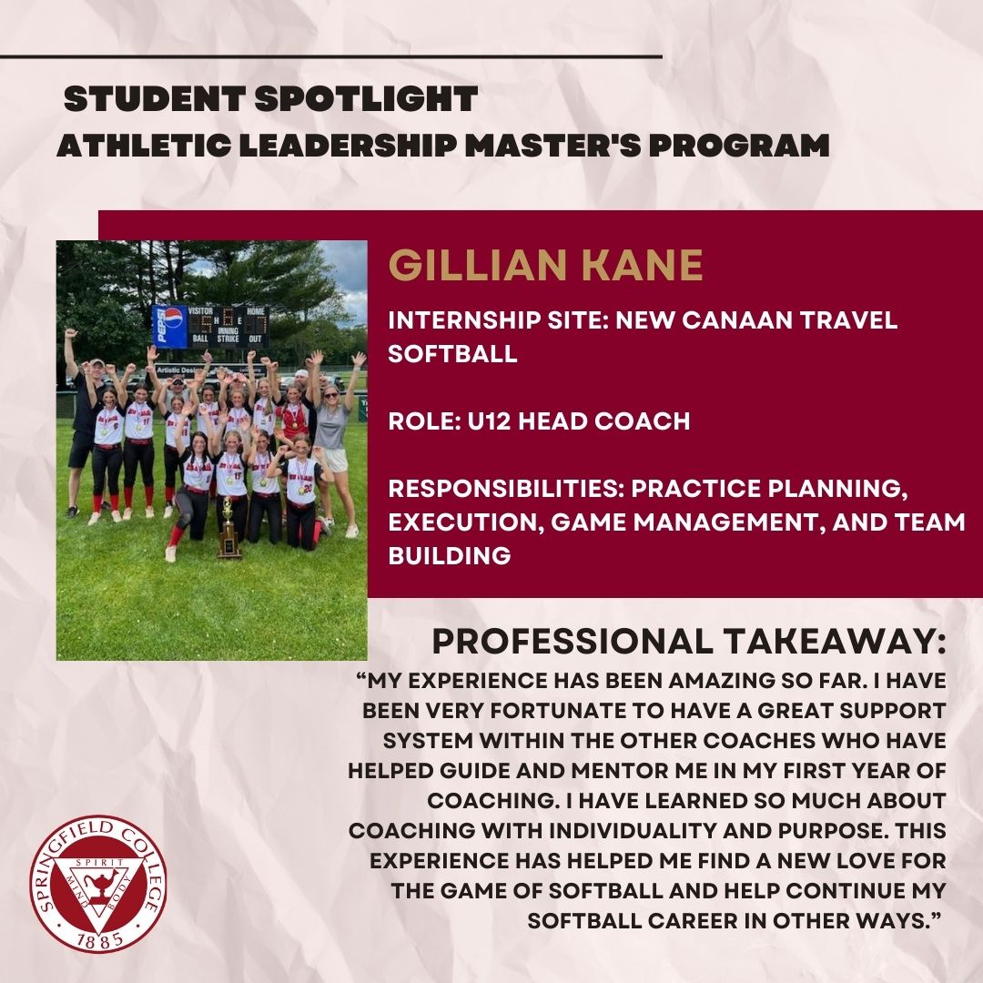 SCAthleticLead's tweet image. Check out our social media spotlight #1 for graduate students doing field work this summer! We are starting off with Gillian Kane, former @SC_Pride softball player and a 2nd year in our athletic leadership program. #learningtolead #leadingbydoing