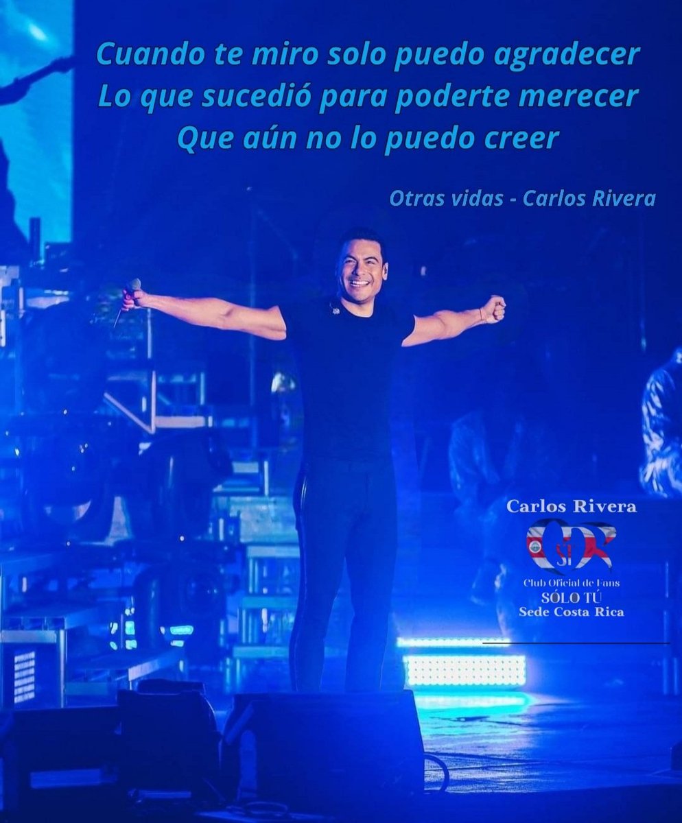 Podría jurar que es cosa de Dios... 
<a href="/_CarlosRivera/">Carlos Rivera</a> <a href="/solotu_cr/">Solo Tu Costa Rica</a> 🇨🇷💙 <a href="/_ClubSoloTu/">CLUB OFICIAL e INTERNACIONAL SOLO TU</a> <a href="/sonymusicca/">Sony Music C.A.</a> <a href="/WestWoodEntt/">Westwood Entertainment</a> <a href="/mikenoriega/">Mike Noriega</a>