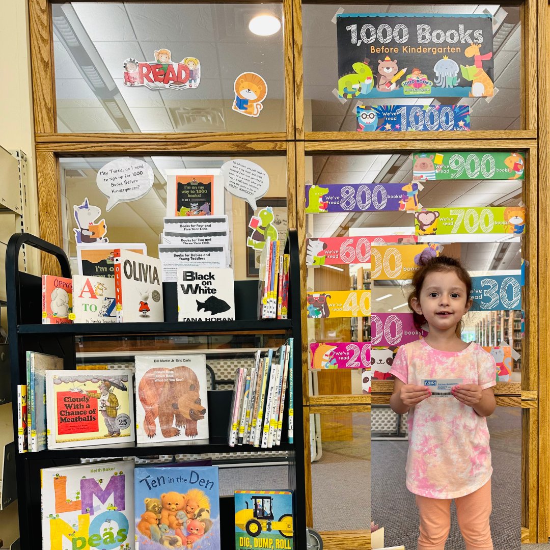 Ruth Keeler Memorial Library (@keelerlibrary) on Twitter photo ๐ Introducing "1000 Books Before Kindergarten" โ Ignite Your Child's Love for Reading! ๐
Unlock the boundless world of imagination for your little one with our incredible program, "1000 Books Before Kindergarten"! Designed to cultivate a lifelong passion for reading, this ext ๐ Introducing "1000 Books Before Kindergarten" โ Ignite Your Child's Love for Reading! ๐
Unlock the boundless world of imagination for your little one with our incredible program, "1000 Books Before Kindergarten"! Designed to cultivate a lifelong passion for reading, this ext