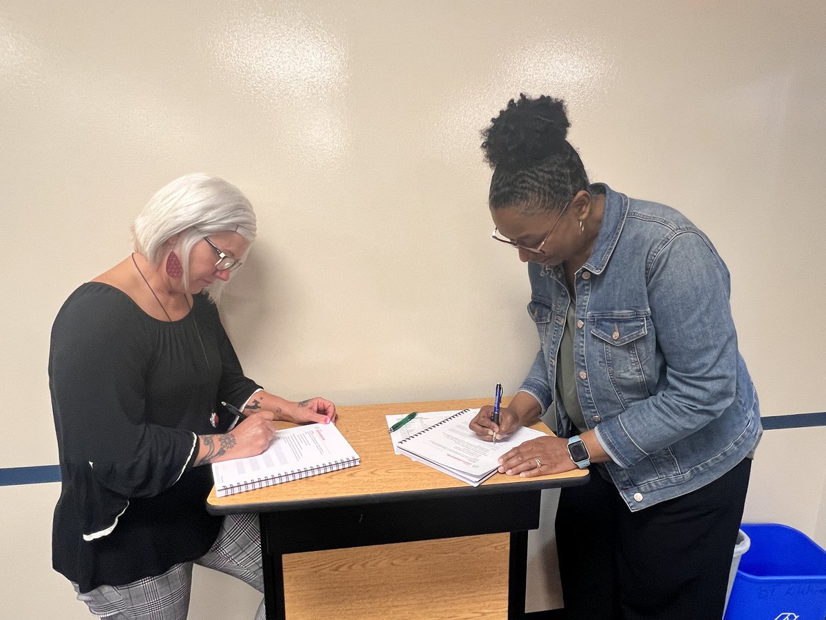 @catawbaschools is hosting @AppstateRCOE along with some of our own employees today for #CrucialConversations training. #MakingEducationBetter #LeadingandLearning