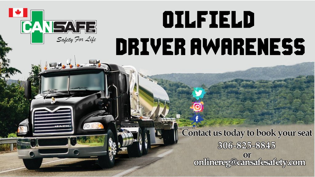 Do you need Oilfield Driver Awareness ?
Contact us today to book your seat for July 20th 2023
306-825-8845 or onlinereg@cansafesafety.com
#thinklloydfirst
