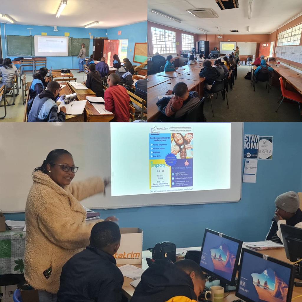 Metro North Education District learners have also been attending #BackOnTrack classes this week, and we thank all the learners and their schools for dedicating this holiday time to learning.
