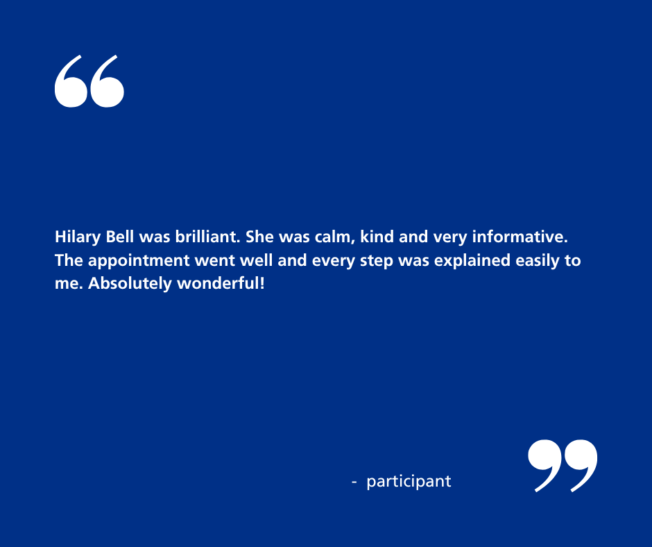 ⭐  Participant Testimonial  ⭐ 

"She was calm, kind and very informative"

We love seeing these brilliant reviews about our Health Check Practitioners.

Well done Hilary 👏 

Thank you for your kind words! 🙏 All feedback is greatly appreciated.

#Norfolk #NHSHealthCheck