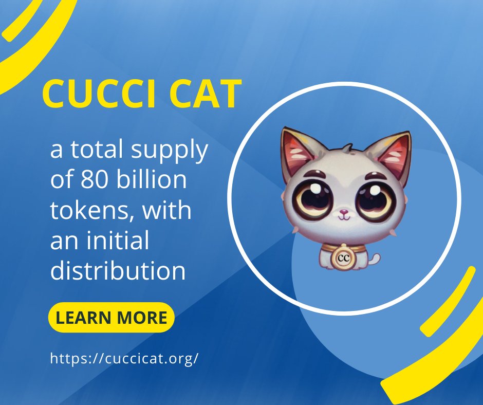 Welcome CUCCI CAT: A Meme Coin Pioneered by the Power of AI and Beyoncé’s Stardom: cuccicat.org
<a href="/TheCucciCat/">Cucci Cat</a> #Crypto #Memetoken #AI