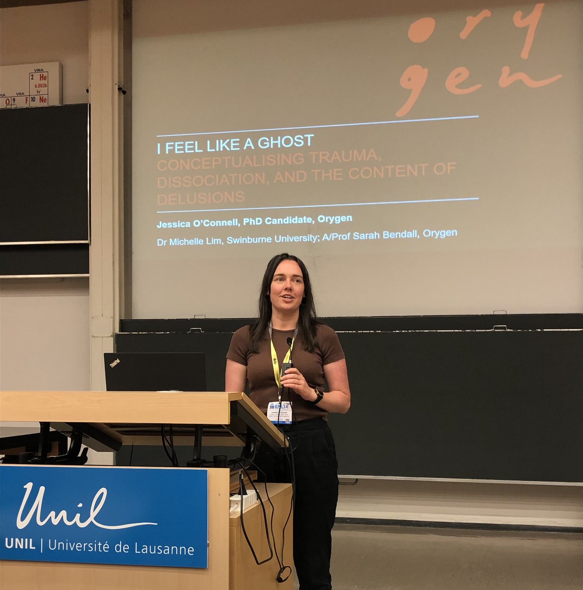 patterson_vc's tweet photo. Such an honour to present my dissertation work today on #adversity, #psychosis, and #substanceuse alongside brilliant co-presenters and in the presence of a roomful of people who informed my work! #IEPA14 https://t.co/VMCbT1wY4T