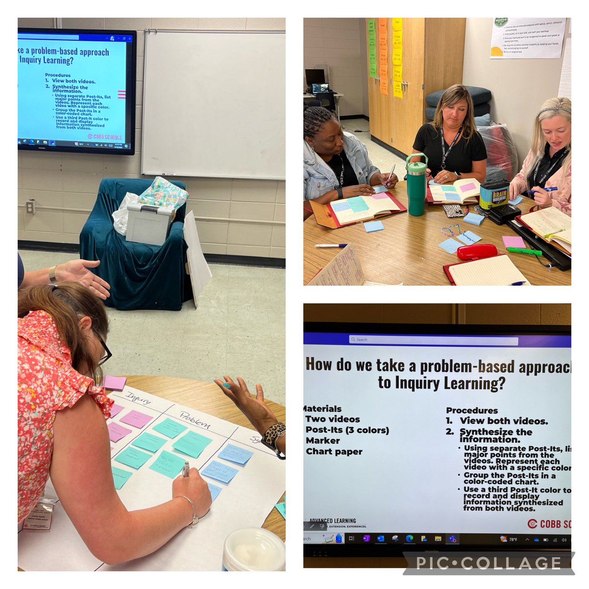 TracyAMatthews's tweet photo. It’s our inaugural cohort of Advanced Learning teacher leaders at #ctla24 We’re taking a deep dive into leading inquiry. @CobbAlp #lovetothinkhere https://t.co/LiAVugRG1M