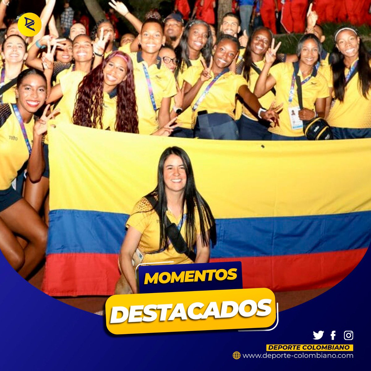 ¡LO MEJOR DE LA SEMANA ⭐️!

🇸🇻 Colombia sub campeón: de los Juegos Centro Americanos y del Caribe. La delegación nacional hizo historia al conseguir el segundo lugar del medallero general por primera vez, con 244 medallas…