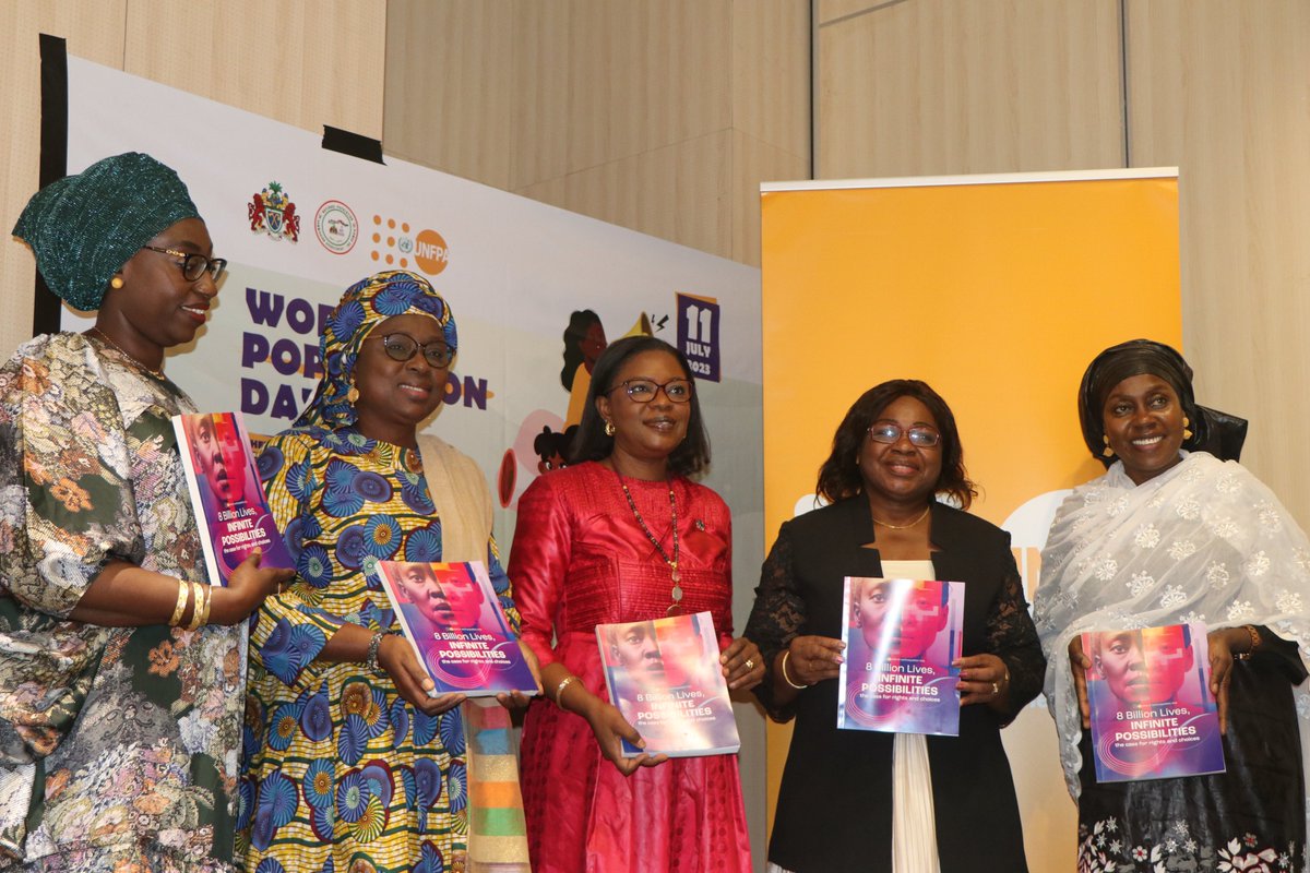 UNFPATheGambia's tweet photo. Thanks to our partners who attended the celebration of #WorldPopulationDay & the launch of our #StateofWorldPopulationReport, organised by @NPCS_Gambia with our support.
Let's fight for gender equality in The Gambia & around the world.
#DeliveringForTheGambia #LeaveNoOneBehind https://t.co/MKBeWZhe9N