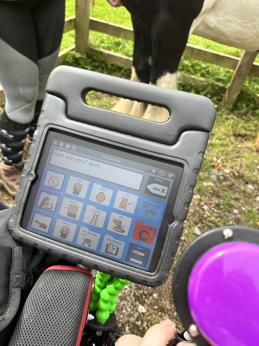 AACtivieswcarly's tweet image. This weekend we took a group of students horseriding in the Lake District. Lots of support, prompting, praise and modelling was required, and we had some wonderful successes! #aac #augcomm #augmentativeandalternativecommunication #aacdevice #augcommdevice