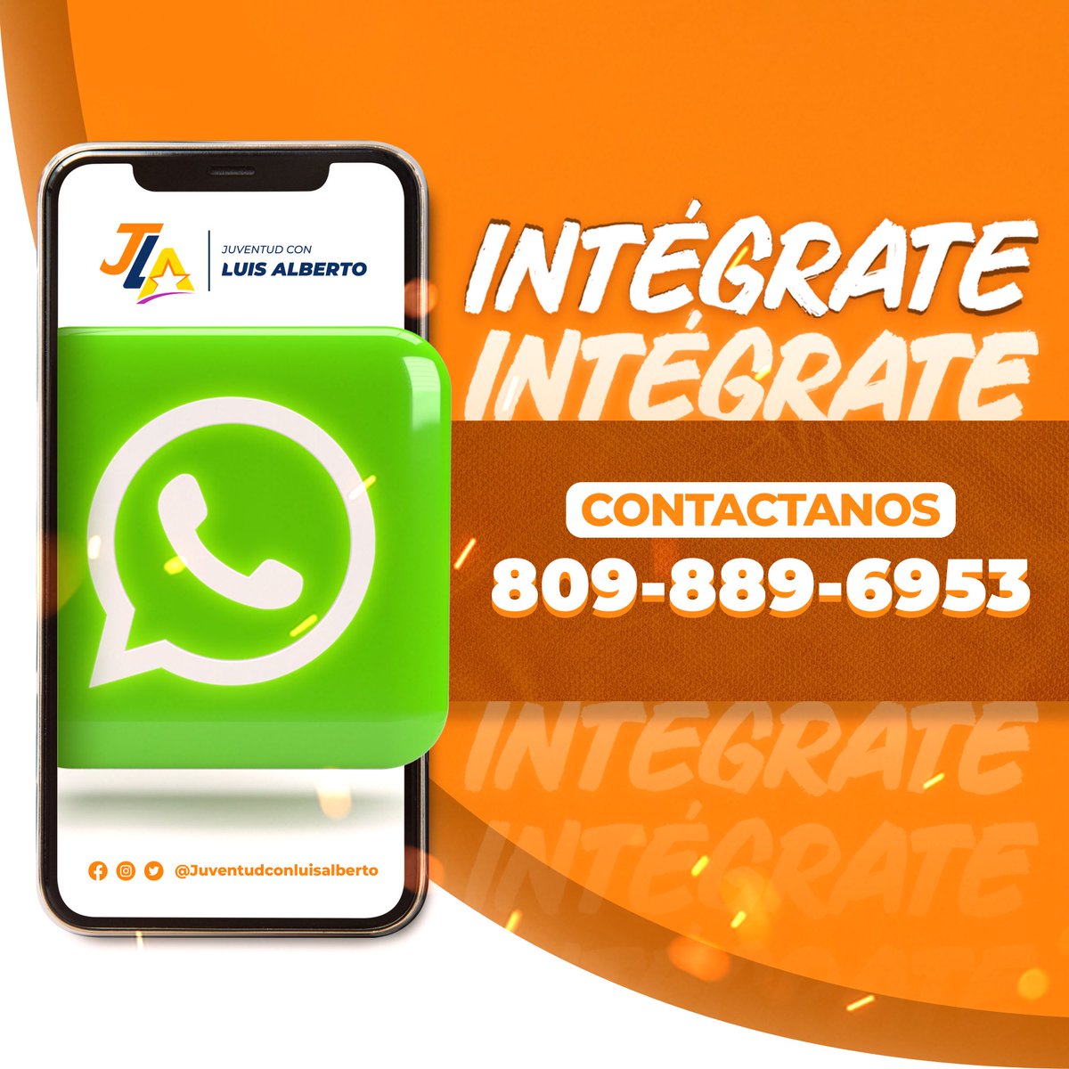 JuventudAlberto's tweet photo. !Atención, juventud! ✌️

Únete y marca la diferencia en nuestro increíble proyecto juvenil. 💪Integrarse es el primer paso hacia un futuro lleno de oportunidades y crecimiento. 🤝

#UnGerentePaQueResuelva
#JuventudConLuisAlberto
#AguantenQueFaltaPoco
#AbelPresidente https://t.co/7Np6EUhASY