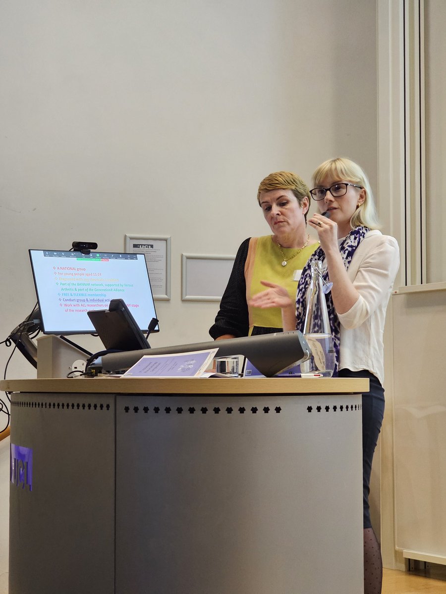 Laura Lunt, Catherine Wright and Flora McErlane are closing in the PPIE session on how YourRheum involves YP in research. @BANNARGroup @YourRheum @VersusArthritis