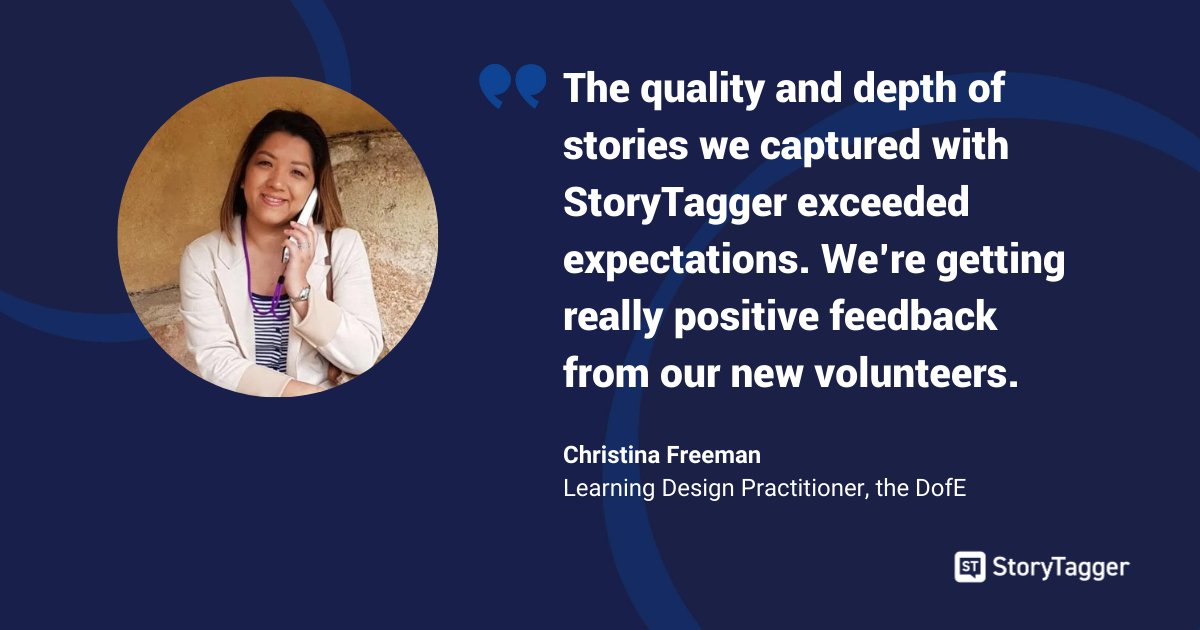 StoryTagger's tweet image. New customer story! See how @DofE used StoryTagger to capture incredibly rich user-generated video stories from their community for their flagship digital learning programme: bit.ly/3JRGzWQ

Great job Christina and team! 
#LandD #PeerInsights