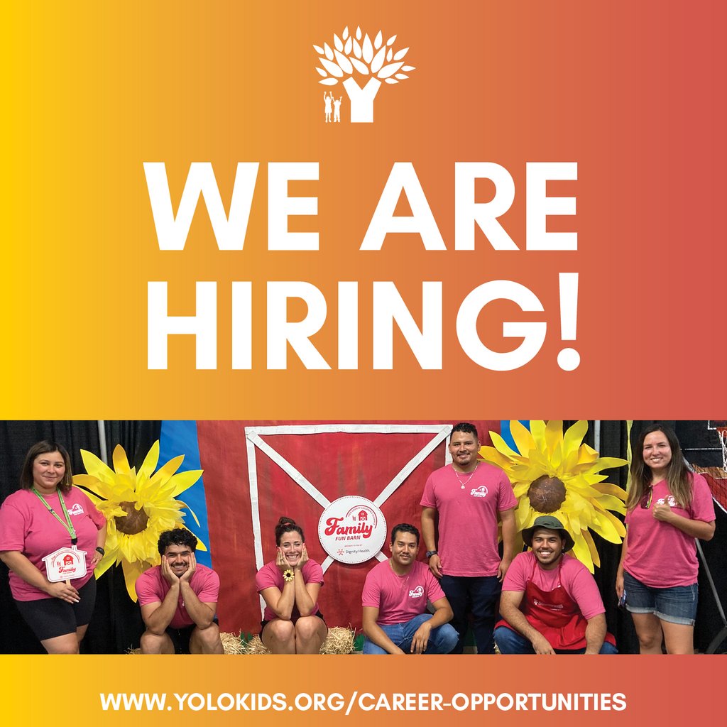 ☀️ YCCA is hiring! ☀️

This summer we've opened up several new positions and are looking for some great people to join our team! 

Visit yolokids.isolvedhire.com/jobs/ for job descriptions and application instructions! 

#ycca4thekids #yolokids #hiring