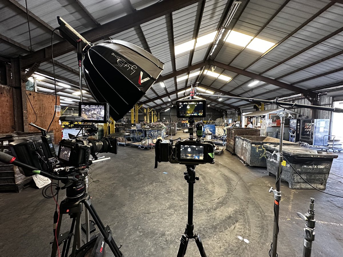 Gobluestate's tweet photo. Stills and behind the scenes photos from our video shoot for California Metal Recyclers Coalition! 🎥♻️ 

#Scrap #Metal #Community #Film #Recycle #Video https://t.co/H6P7Sqgx4T