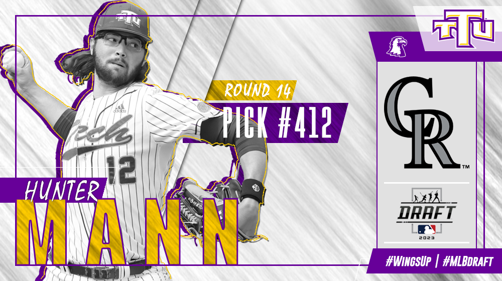 Tennessee Tech โพ๏ธโพ๏ธ (@tntech_baseball) on Twitter photo Congratulations to <a href="/HunterMann47/">Hunter Mann</a> for being selected No. 412 overall with the 8th selection of the 14th round by the Colorado <a href="/Rockies/">Colorado Rockies</a>
<a href="/TNTech_Baseball/">Tennessee Tech โพ๏ธโพ๏ธ</a> continues its proud tradition in the MLB Draft!
#WingsUp #OVCit Congratulations to <a href="/HunterMann47/">Hunter Mann</a> for being selected No. 412 overall with the 8th selection of the 14th round by the Colorado <a href="/Rockies/">Colorado Rockies</a>
<a href="/TNTech_Baseball/">Tennessee Tech โพ๏ธโพ๏ธ</a> continues its proud tradition in the MLB Draft!
#WingsUp #OVCit